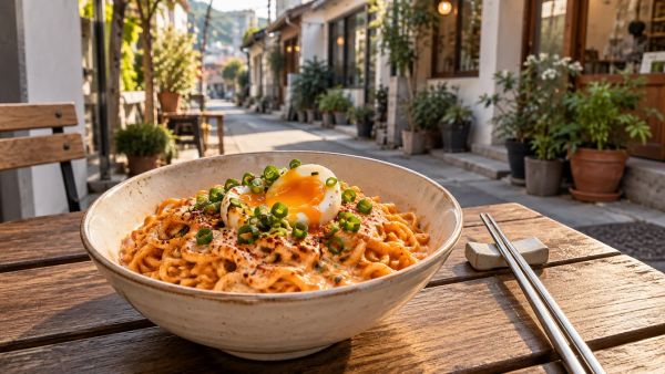 Top 5 raisons de savourer les nouilles buldak carbonara épicées